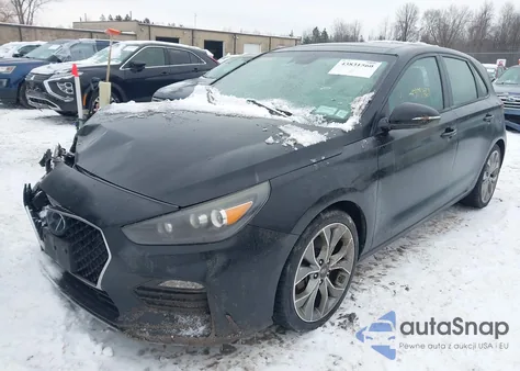 2019 Hyundai Elantra Gt N Line z USA, uszkodzony, nr VIN KMHH55LC0KU097635